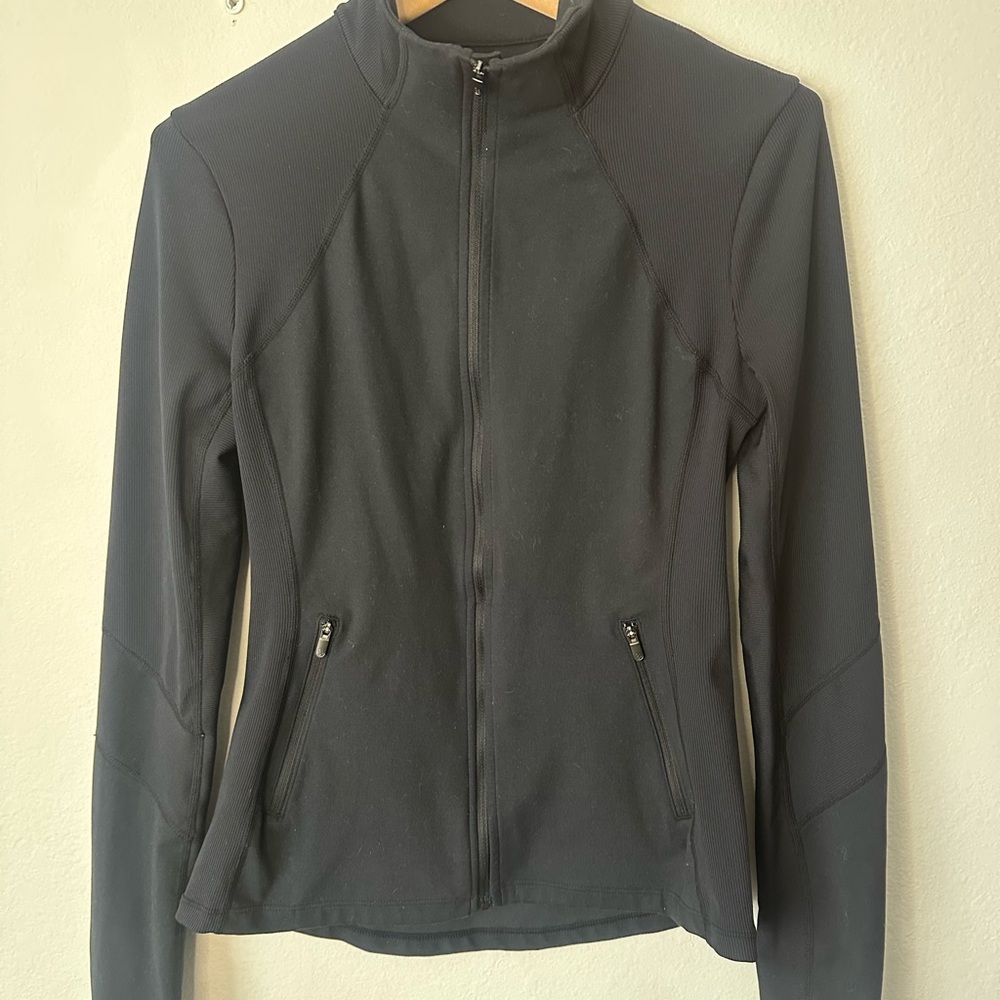Zella Black Inline Performance Jacket Size Small - image 5